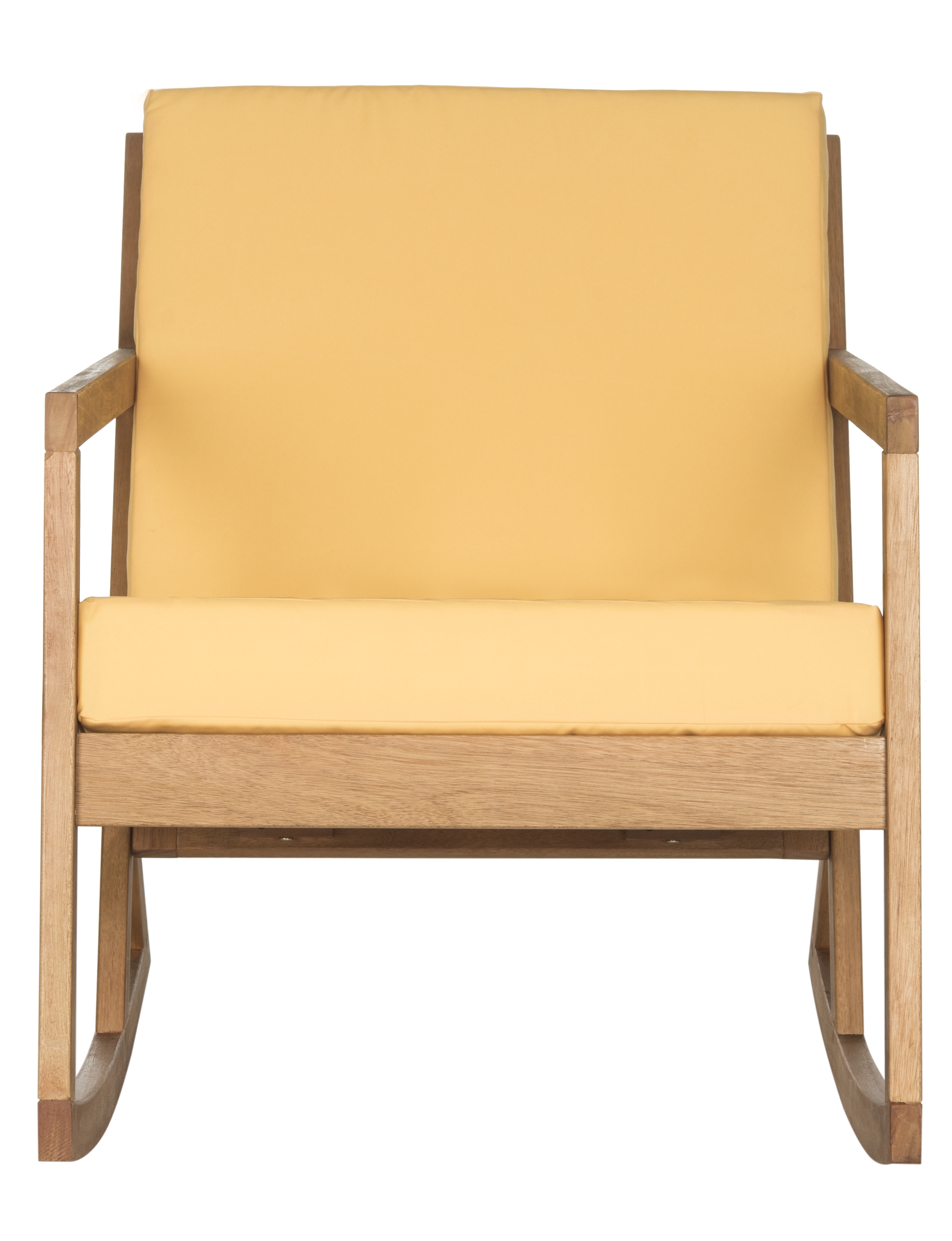 Vernon Rocking Chair - Natural/Yellow - Safavieh - Image 1