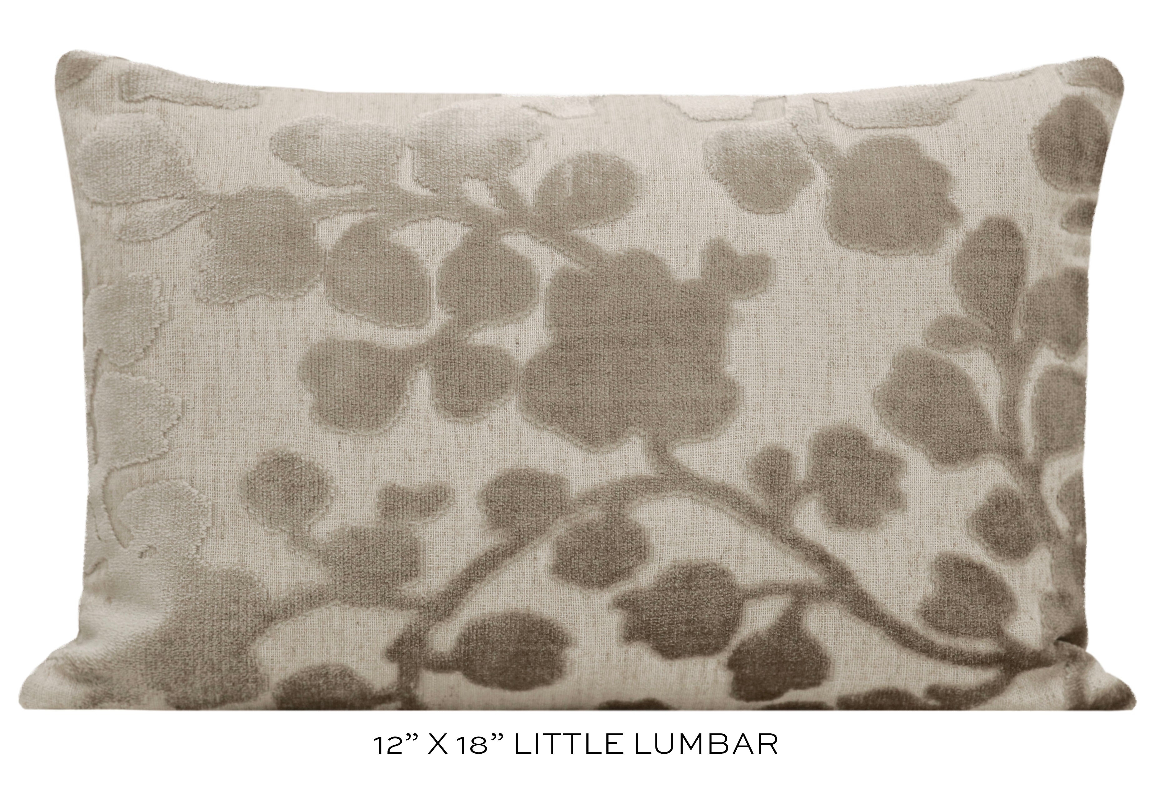 BLOSSOM CUT VELVET // STONE - BY THE YARD - Image 3