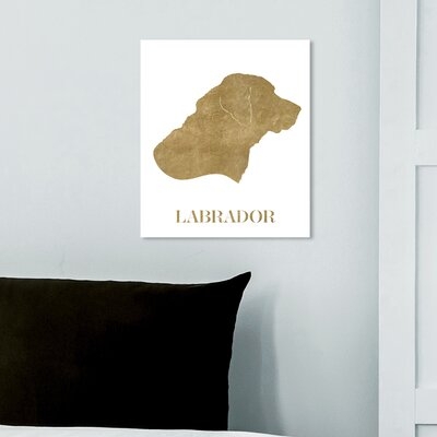 'Labrador 3' Graphic Art on Canvas - Image 0