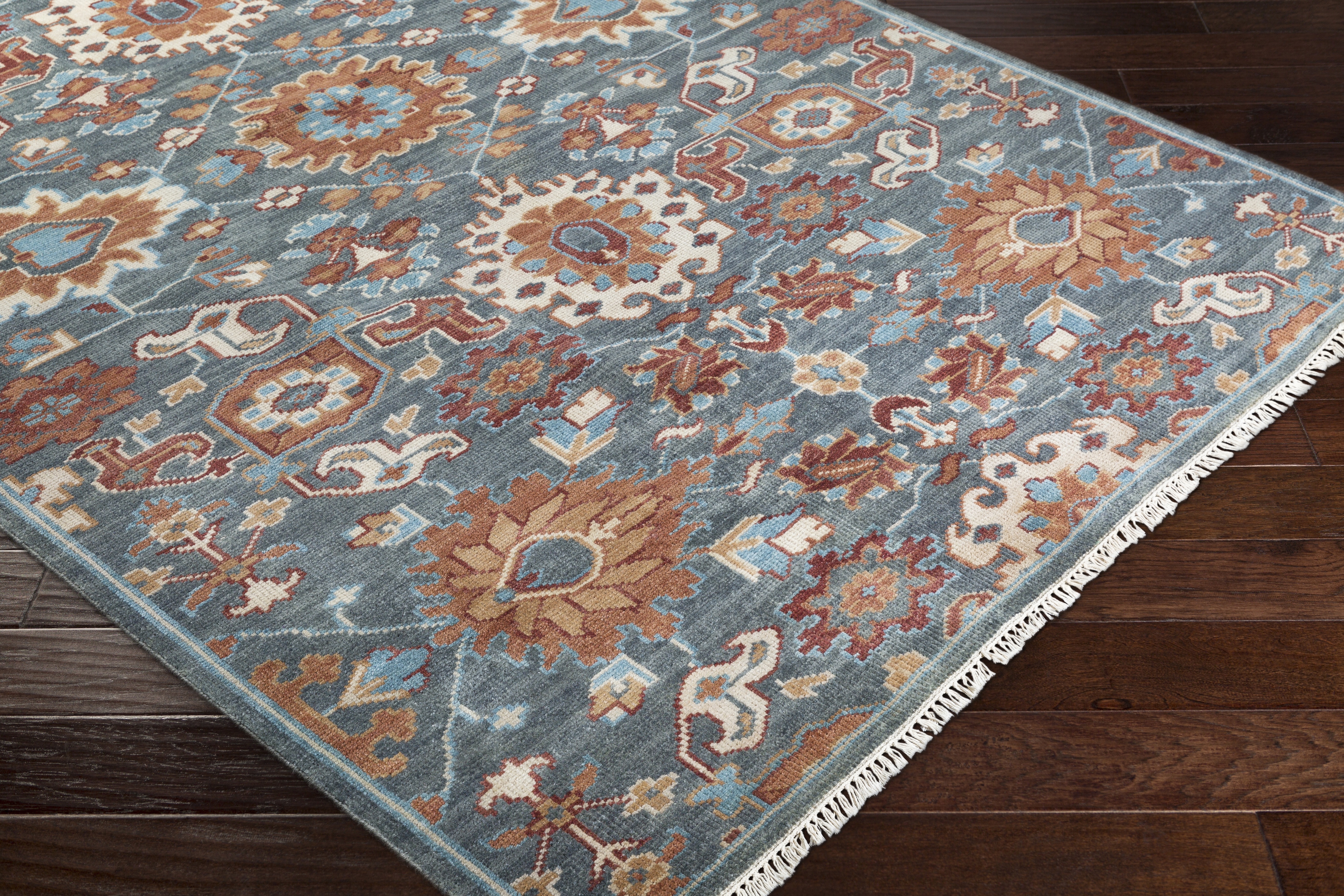Elixir Blue Indoor 2' x 3' Handmade Rug - Image 4