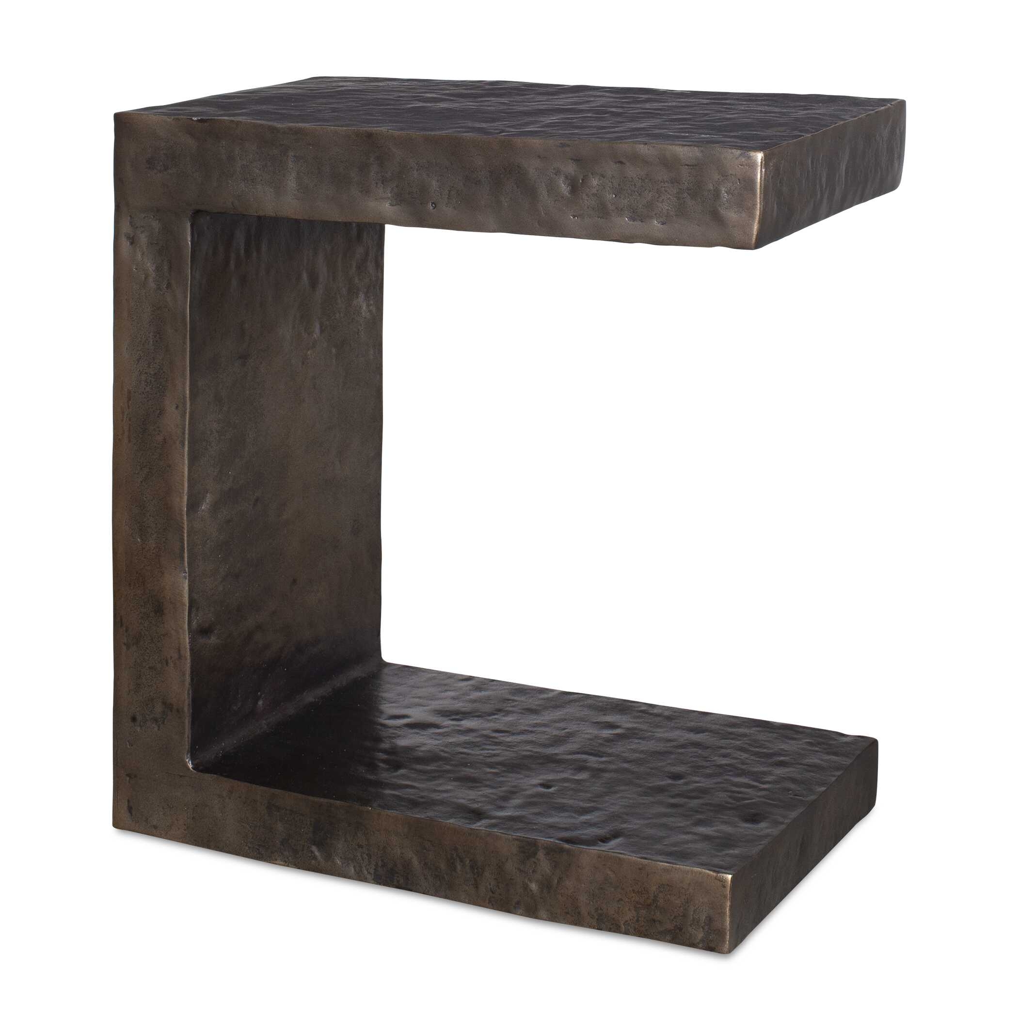 Obra Bronze Outdoor Side Table - Image 0