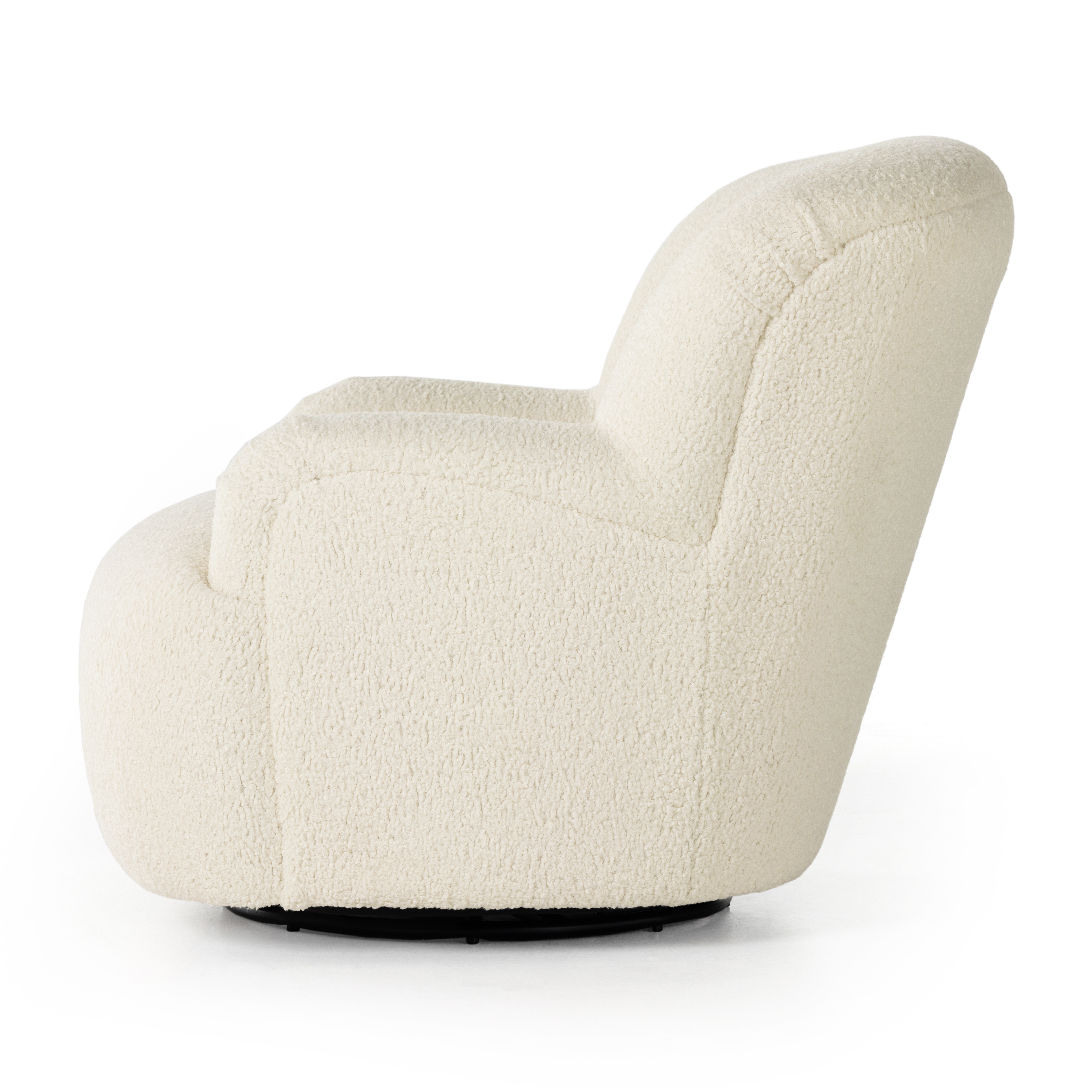 Kadon Swivel Chair-Sheepskin Natural - Image 4