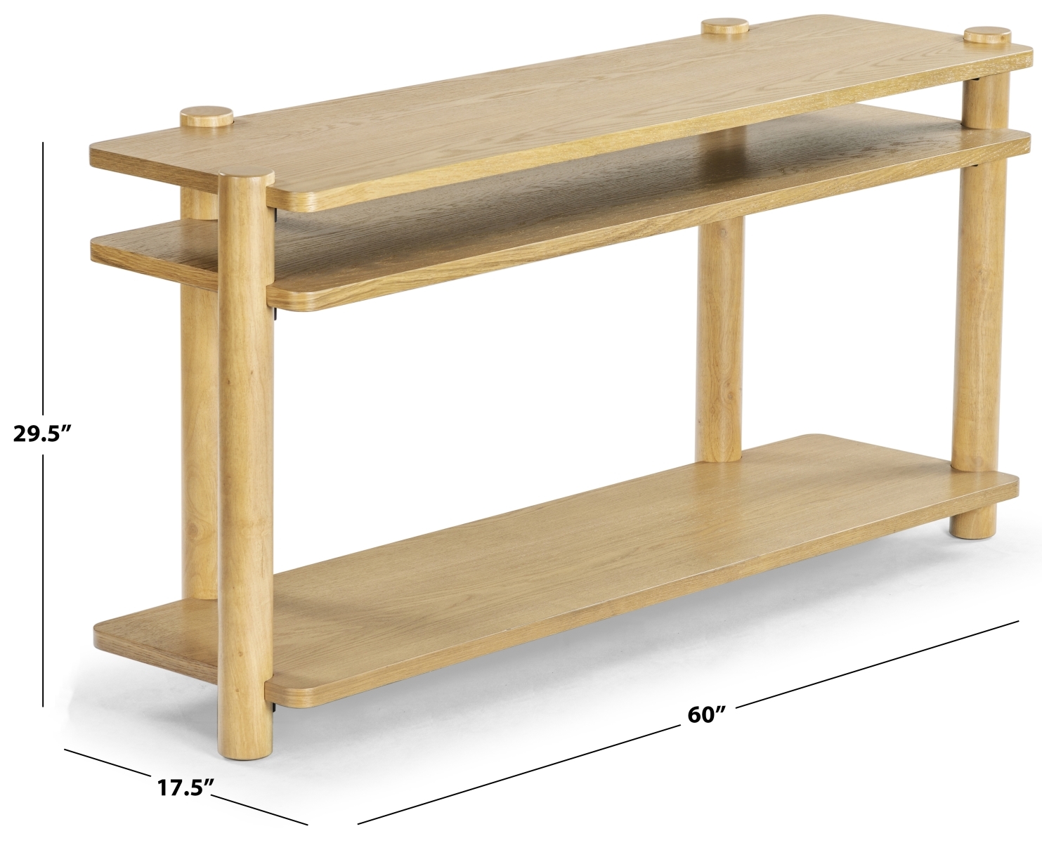 Edisyn Wood Console Table - Natural - Image 7