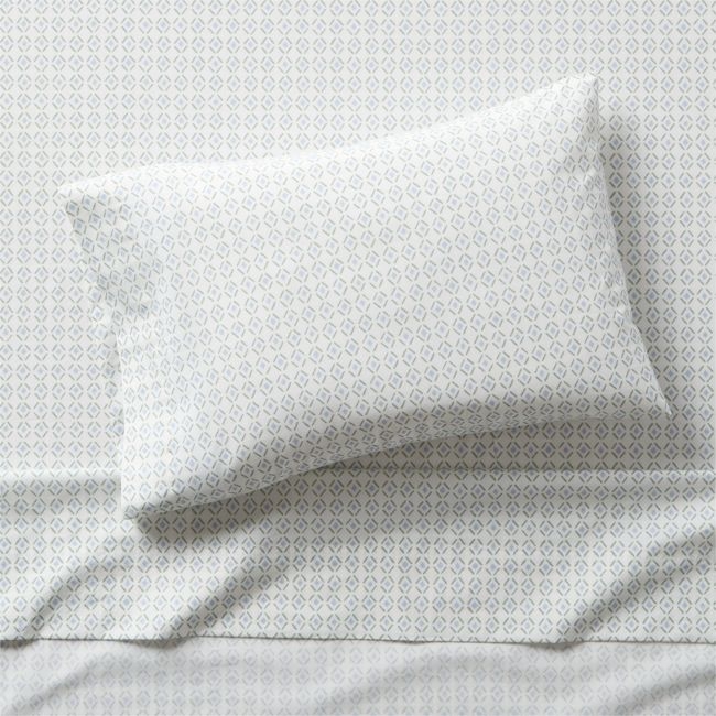 Cozy Cloud Geo Giggles Block Print Organic Cotton Toddler Sheet Set - Image 0