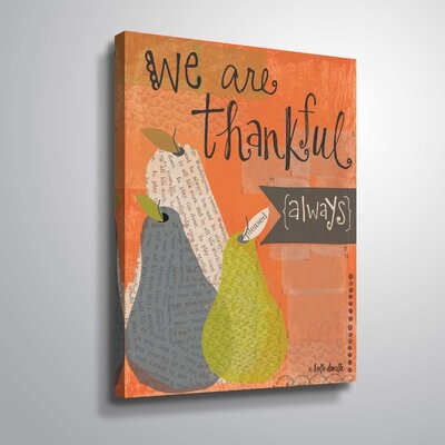 Thankful Always Gallery Wrapped Canvas - Image 0
