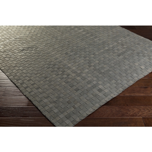 Rock Gray Indoor 2'6" x 8' Handmade Rug - Image 2