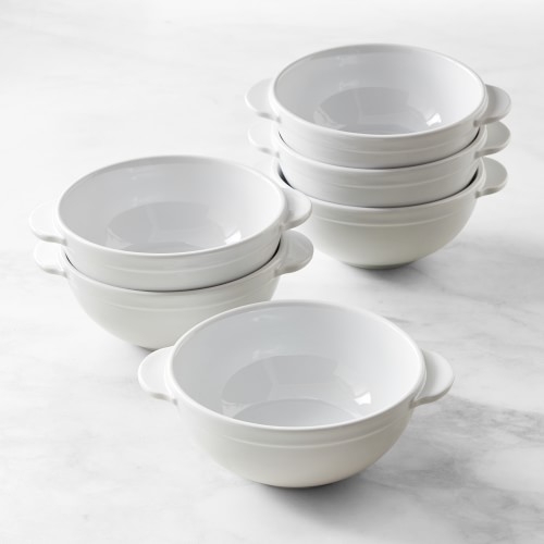 Williams Sonoma Pantry Soup Bowls with Handles, Set of 6 - Image 0