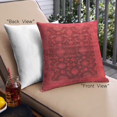 Freund Mid-Century Urban Outdoor Square Pillow Cover & Insert - Image 0