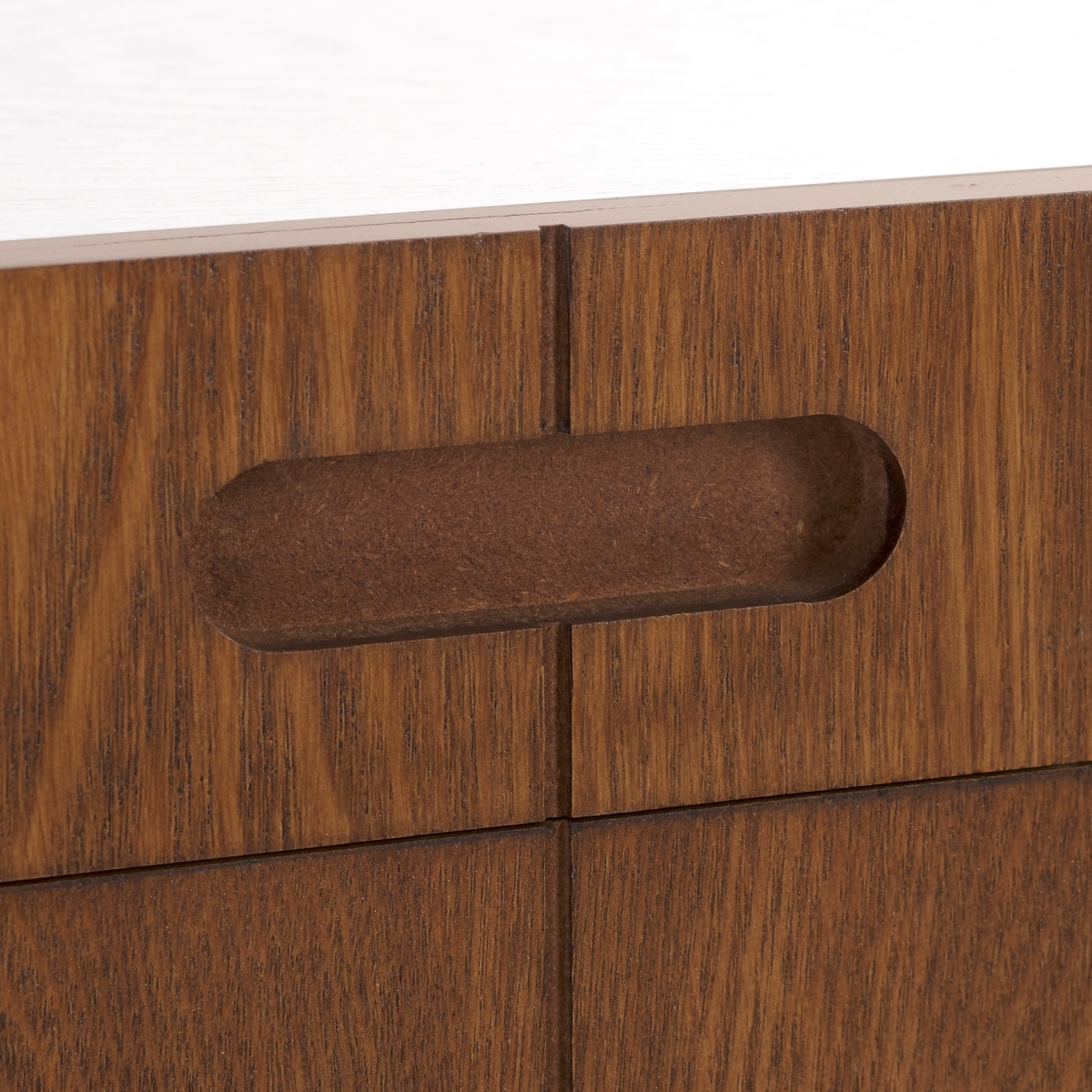 Rafaela Hexagon Accent Table - Natural Brown / White - Safavieh - Image 3