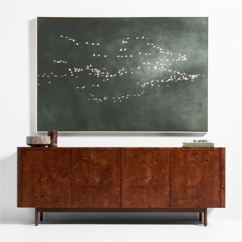 "Heading South" Green Canvas 70"x47" Wall Art Print - Image 1