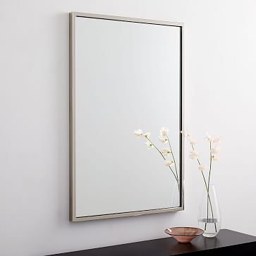 Metal Framed Wall Mirror, Rose Gold, UPS - Image 3