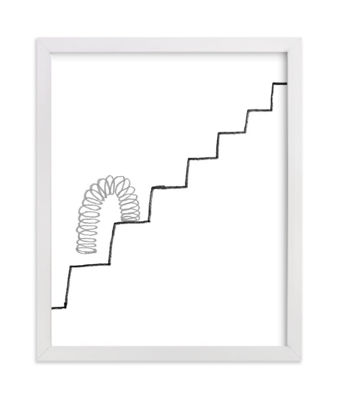 Slinky On The Stairs Limited Edition Fine Art Print 1 - Image 0