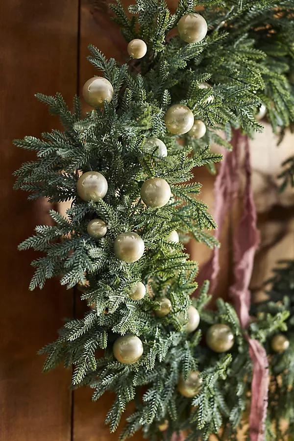 Shatterproof Mini Bauble Garland, 4.5' - Image 0