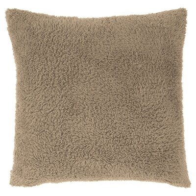 Furry Texture Square Pillow Cover & Insert - Image 0