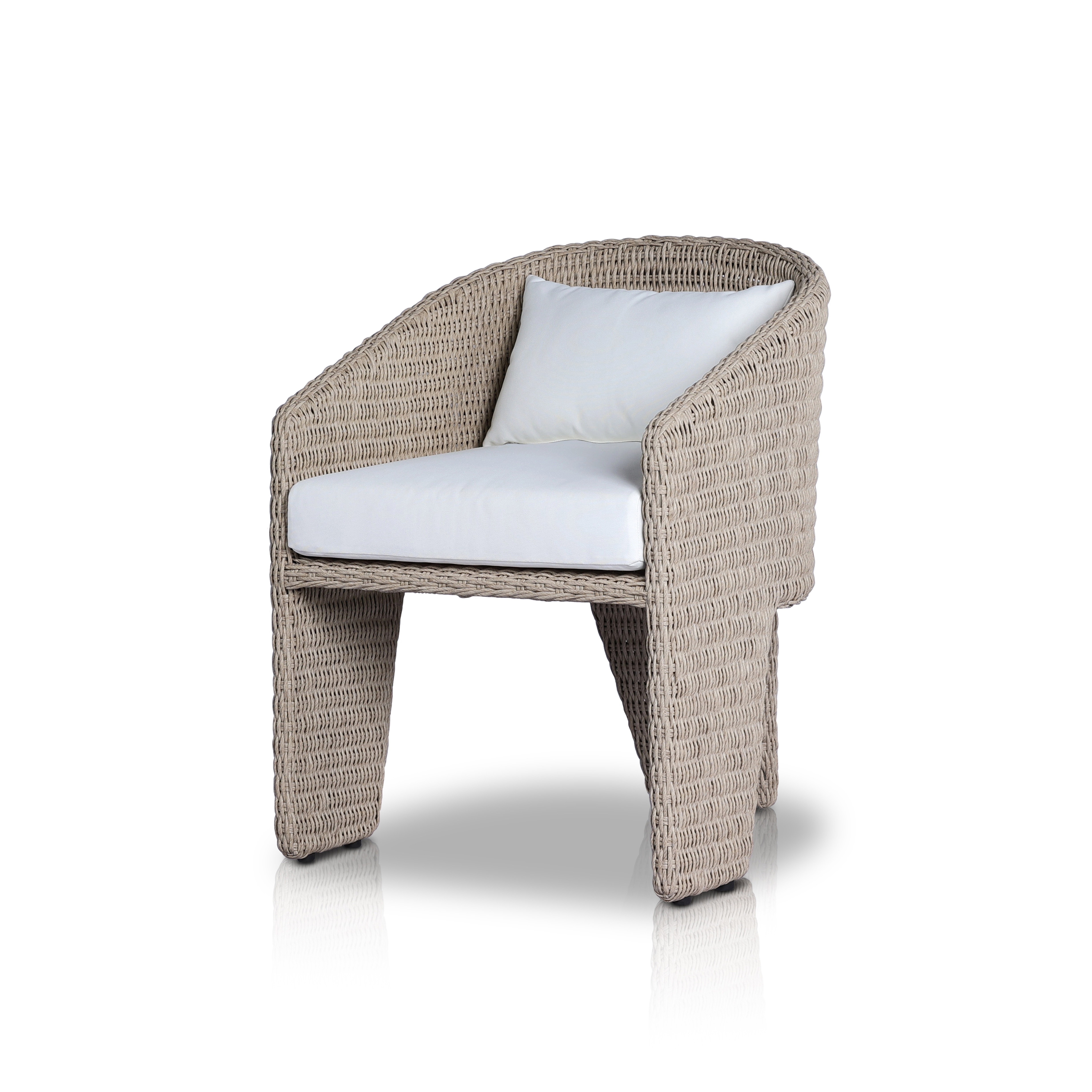 Fae Outdoor Dining Chair - Stinson White - Image 0