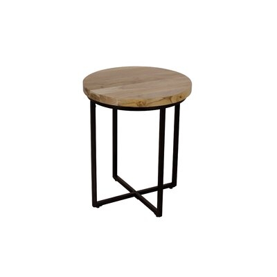 Loudonville Solid Wood Modern 20" Round End Table - Image 0