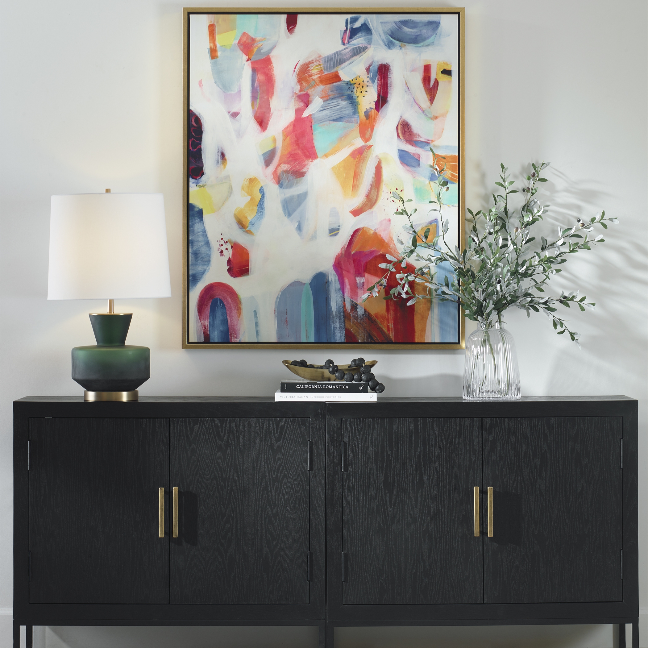 Trentino Dark Emerald Green Table Lamp - Image 4