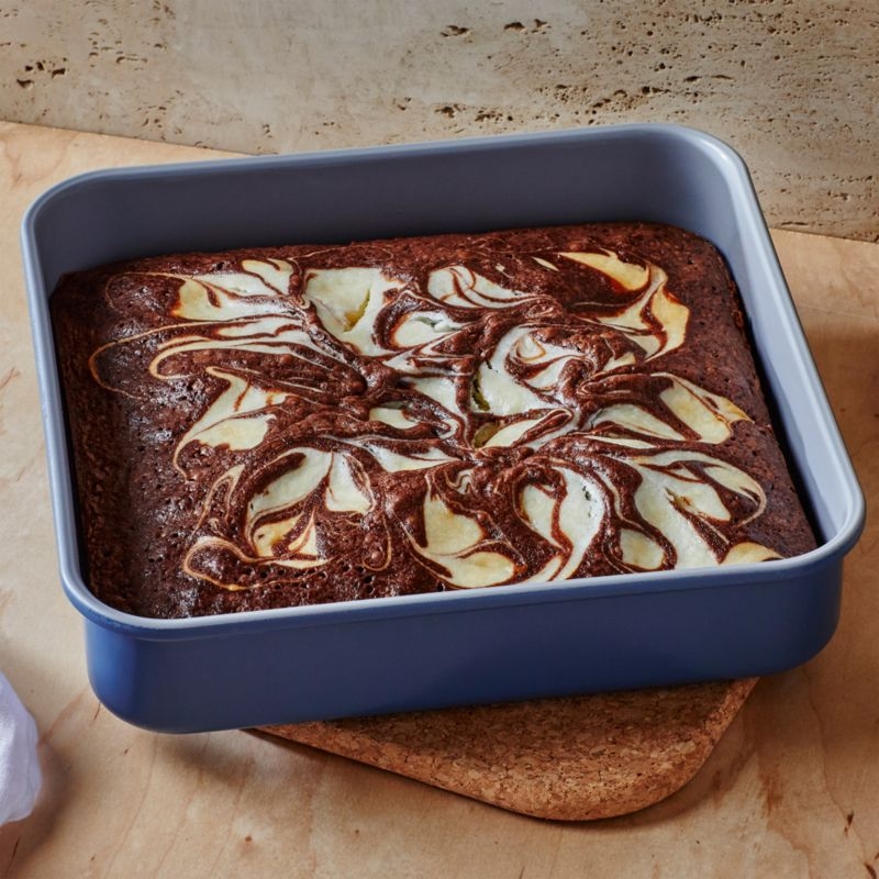 Caraway ® Navy Ceramic Non-Stick Square Baking Pan - Image 1