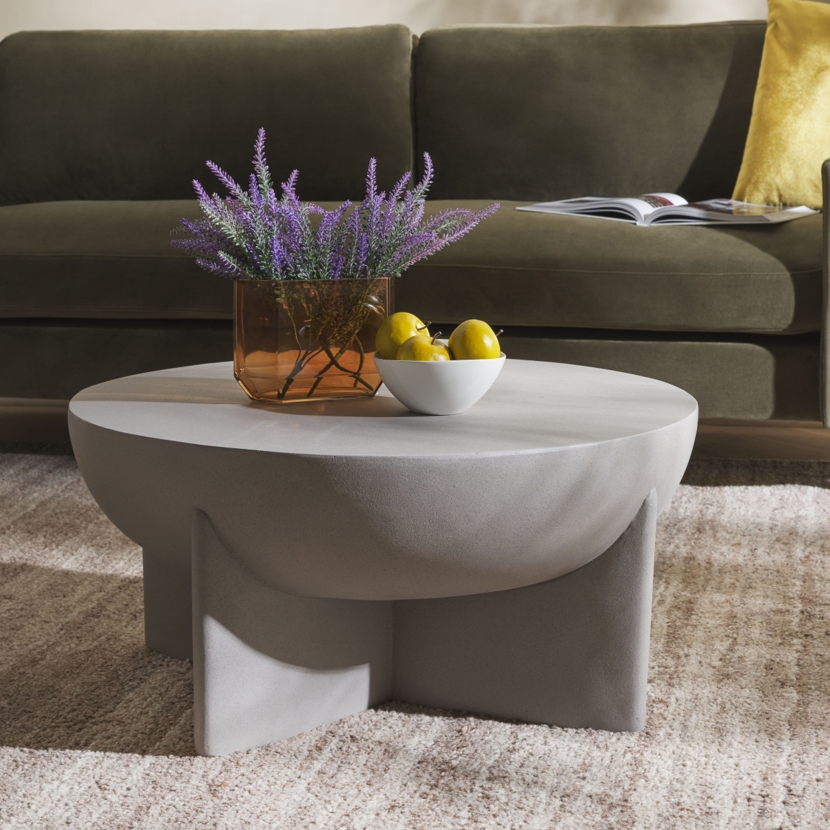 Devan Coffee Table - Grey - Image 1
