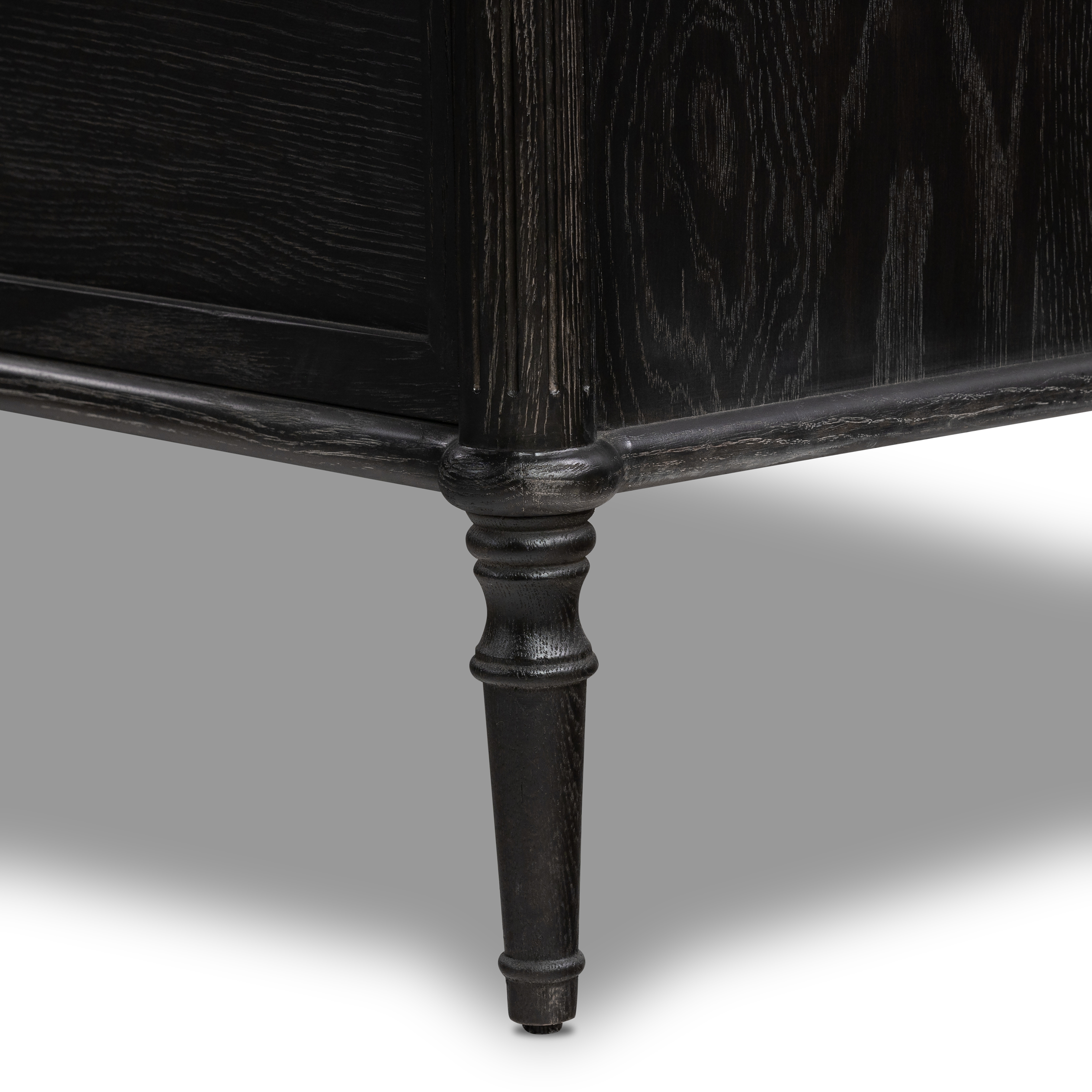 Toulouse 6 Drawer Dresser - Distressed Black - Image 11