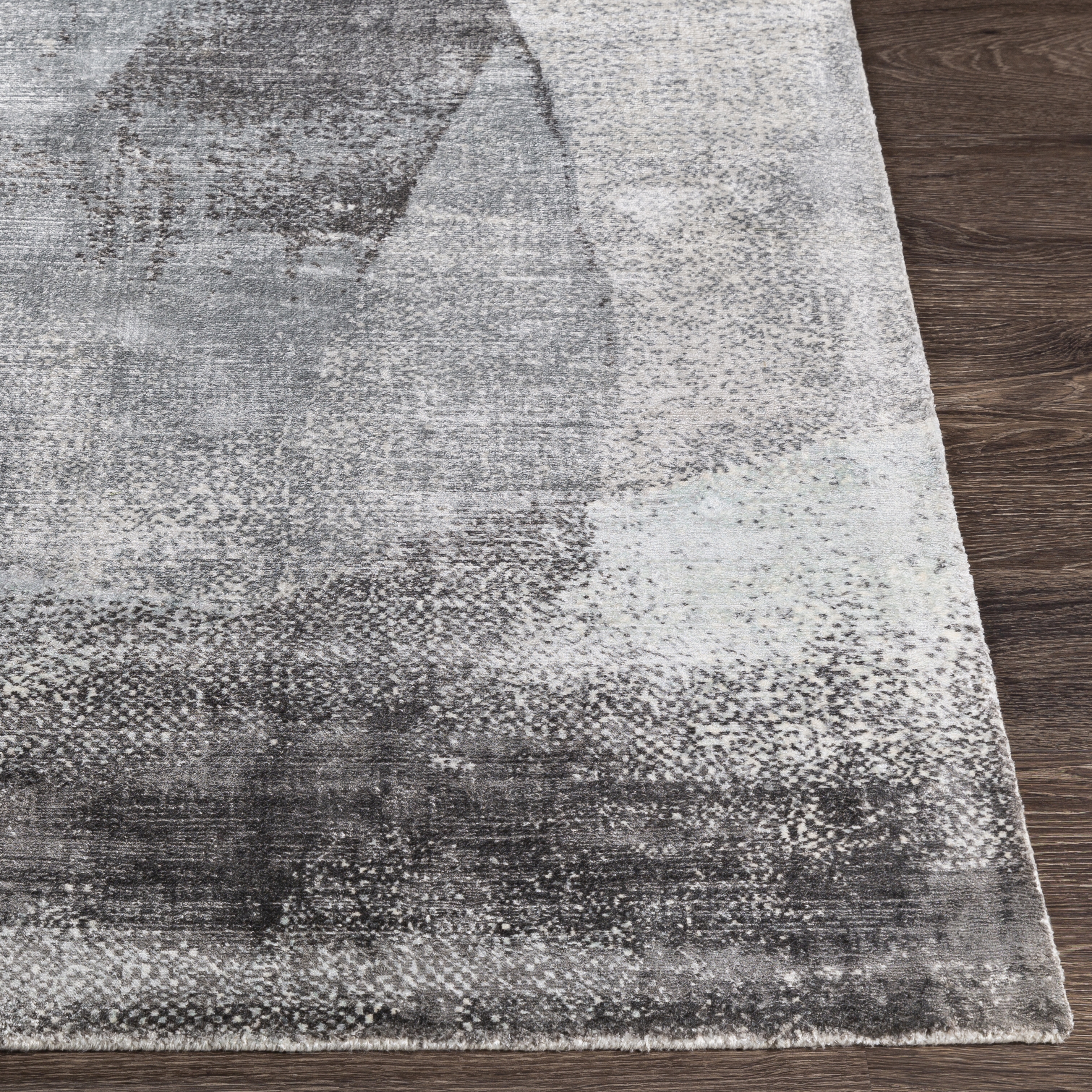 Park Avenue Gray Indoor 8' x 10' Handmade Rug - Image 2