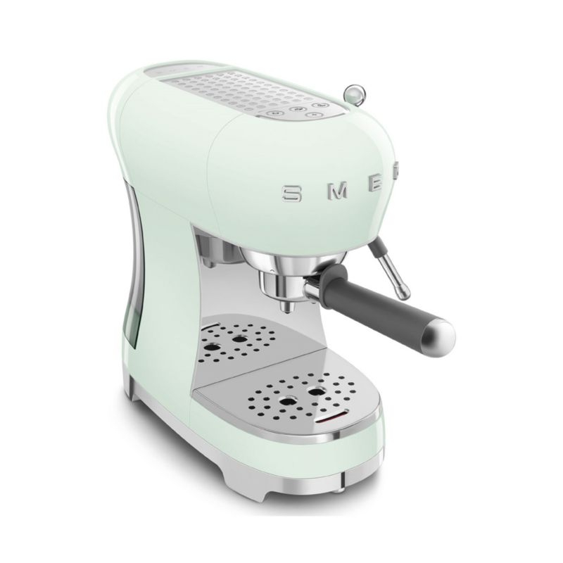 SMEG Pastel Green Retro Manual Espresso Machine - Image 3