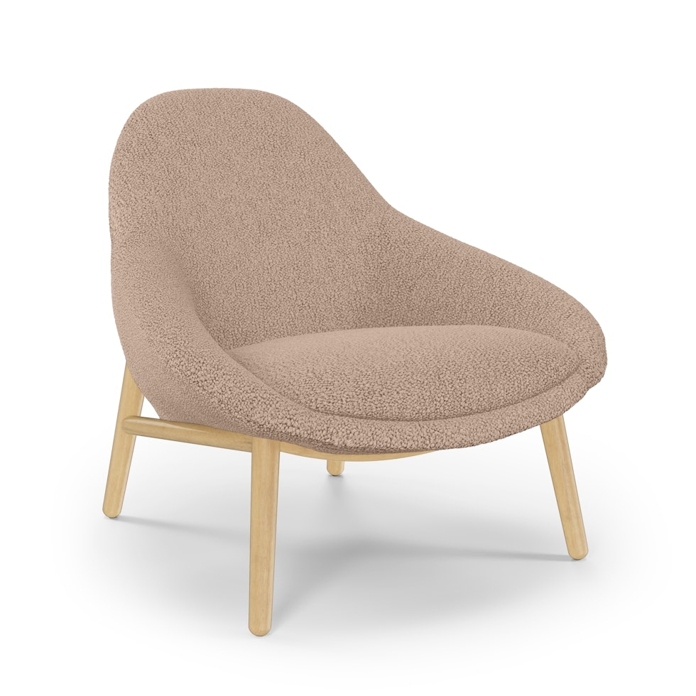 Sunny 32" Lounge Chair - Sandstone Wool Bouclé - Image 0