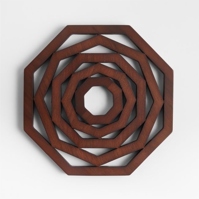Carter Acacia Wood Trivet - Image 0
