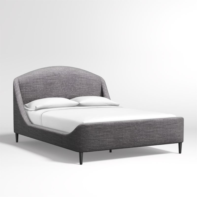 Lafayette Charcoal Upholstered King Bed - Image 1