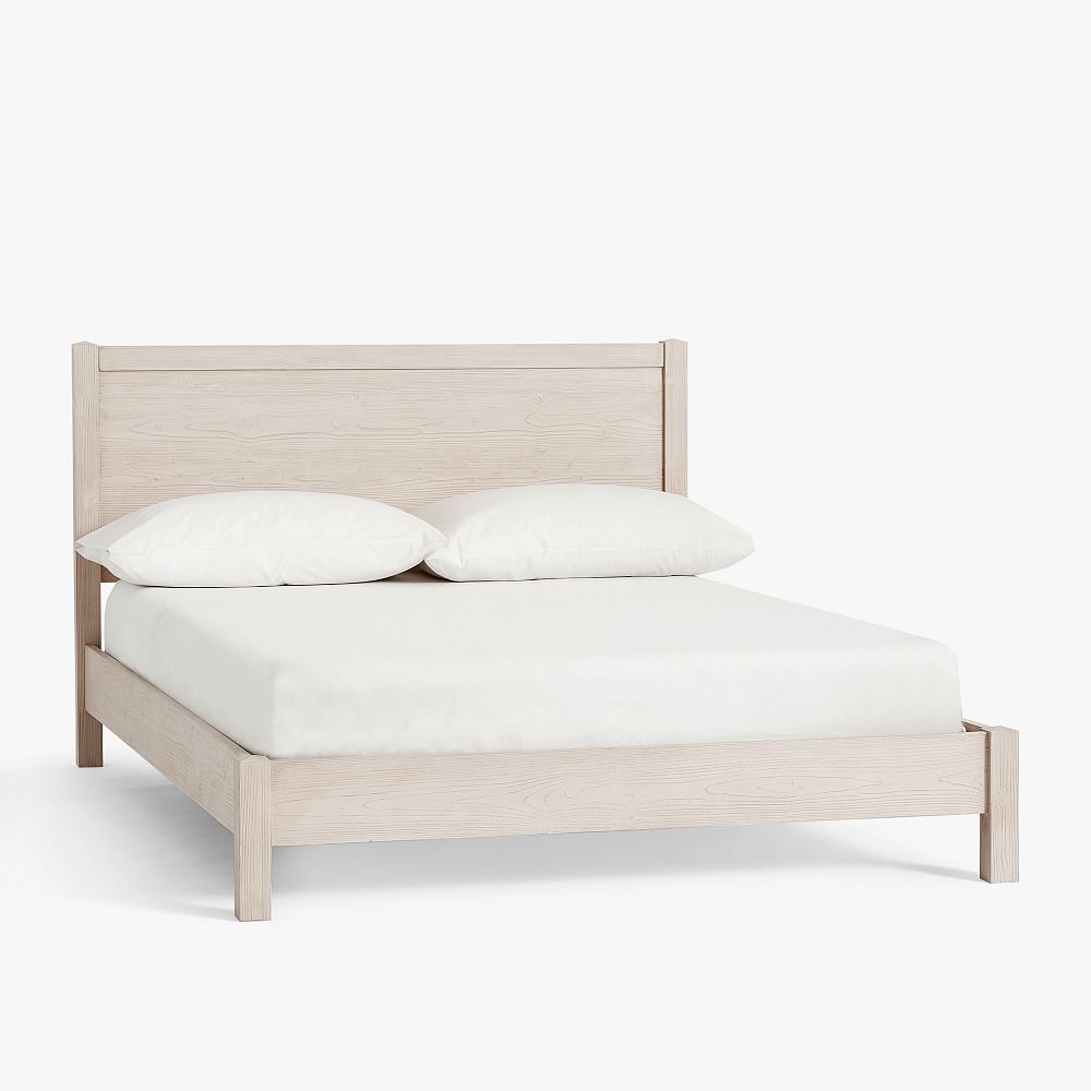 Costa Classic Bed, Full, Weathered White - Image 0