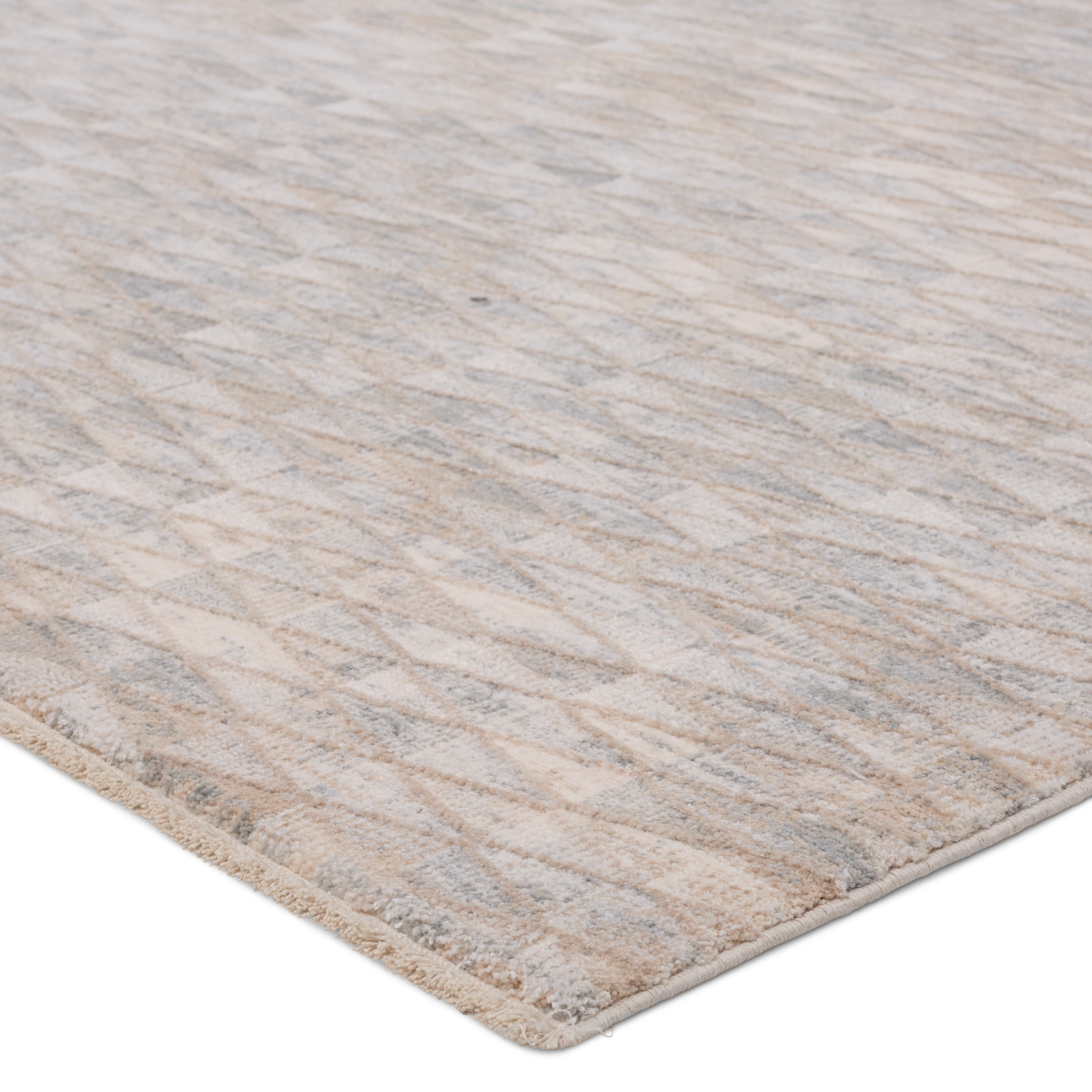Luray Trellis Tan/ Gray Runner Rug (3'X10') - Image 1