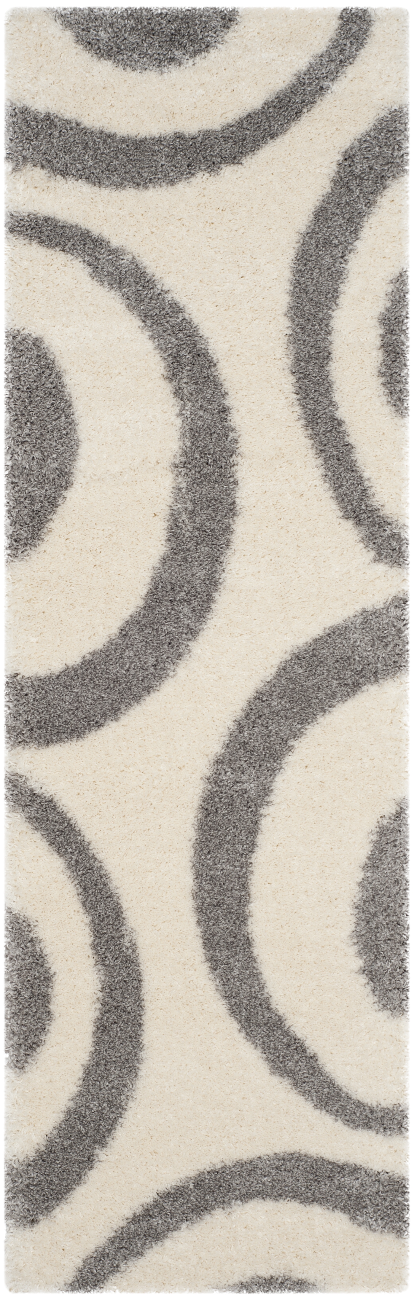 Arlo Home Woven Area Rug, PTS213A, Ivory/Grey,  2' 3" X 7' - Image 0