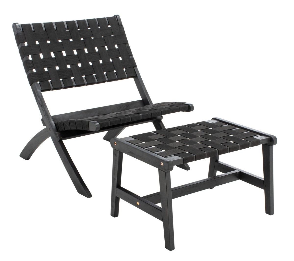 Darryl Living Set - Black/Black - Safavieh - Image 4