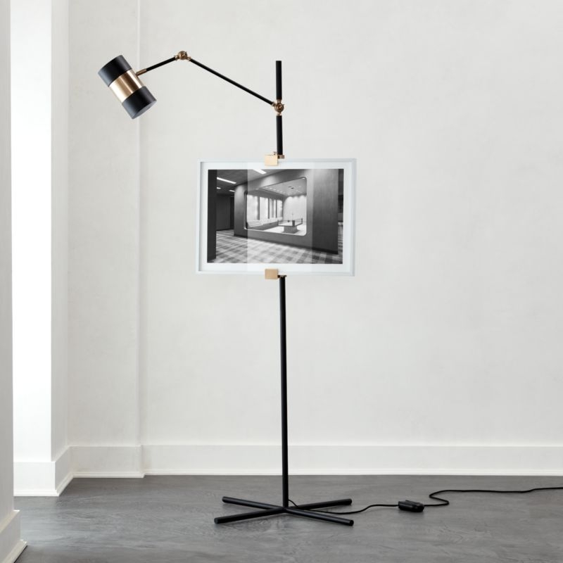 Art Easel Floor Lamp Black - Image 3