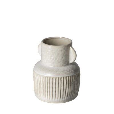 Aneil White Ceramic Table Vase - Image 0