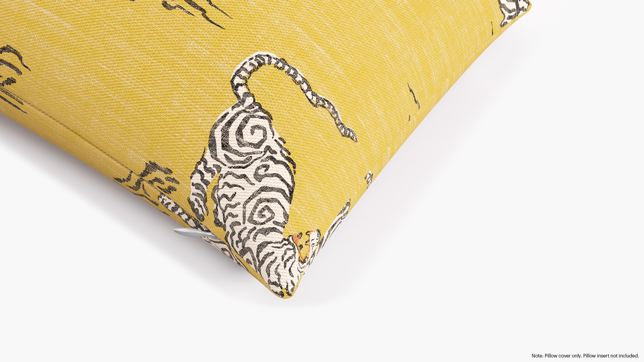 Throw Pillow Cover 14" x 30", Dijon Tigresse, 14" x 30" - Image 1