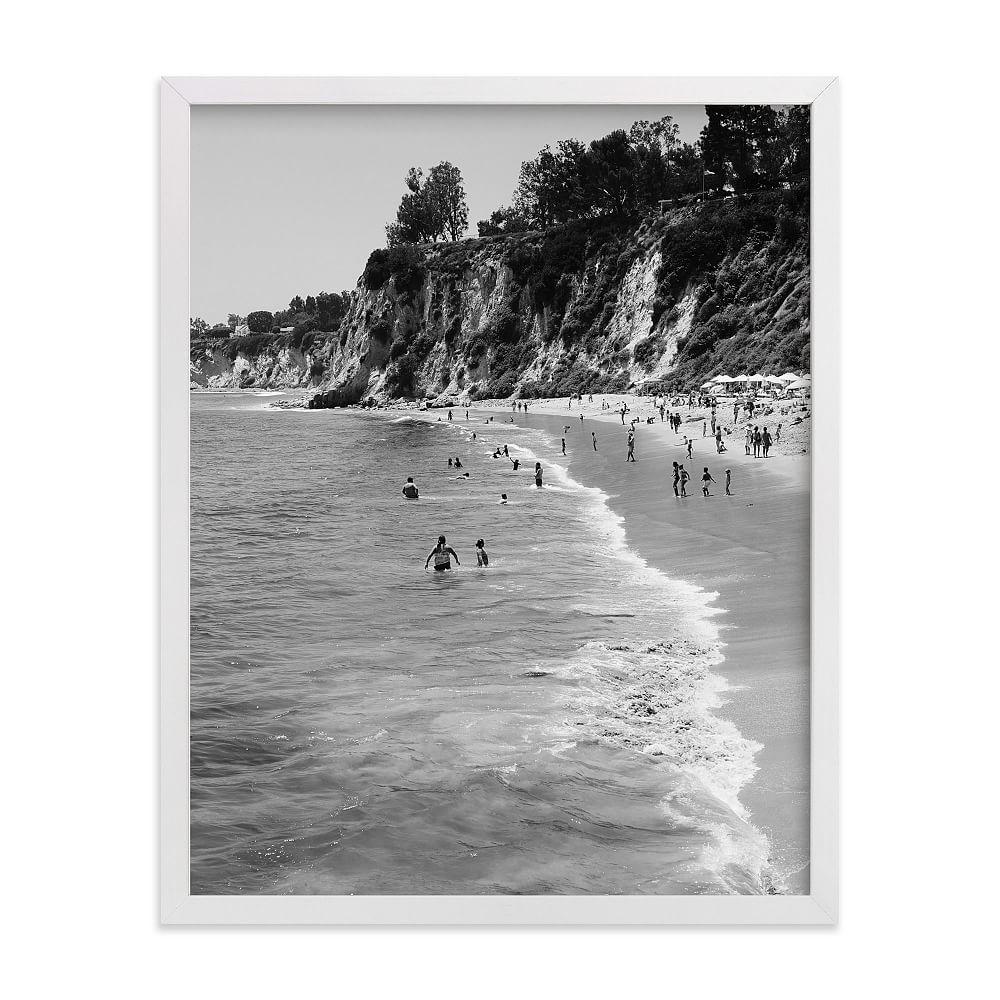 Day At The Beach Framed Art by Minted(R), White, 11"x14" - Image 0