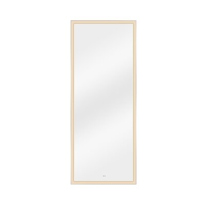 Dyconn Faucet Solar Vertical Wall Mounted Backlit Led Bathroom Dressing Mirror With Motion Sensor Technology (24" W X 60" H) - Image 0