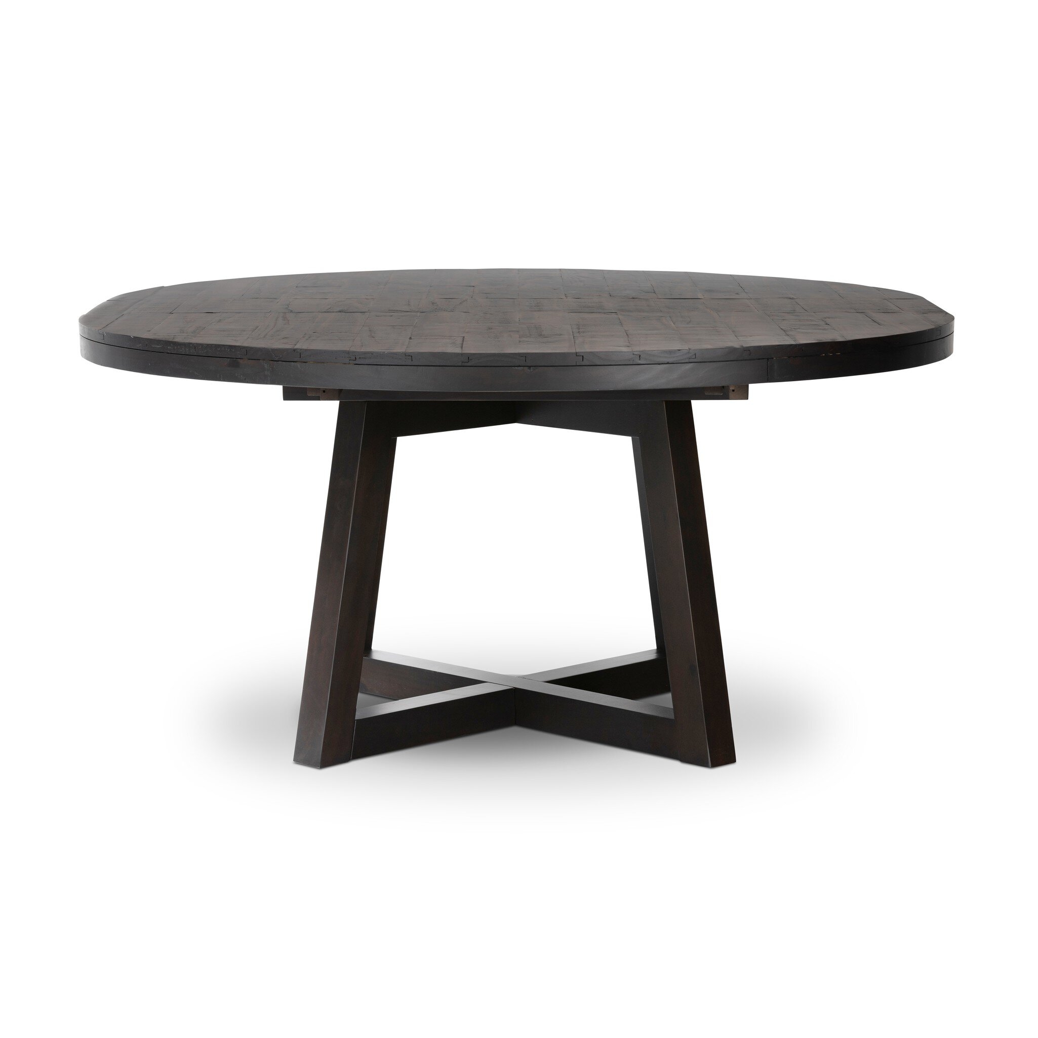Eberwin Round Ext Dining Table - Dark Carbon - Image 2