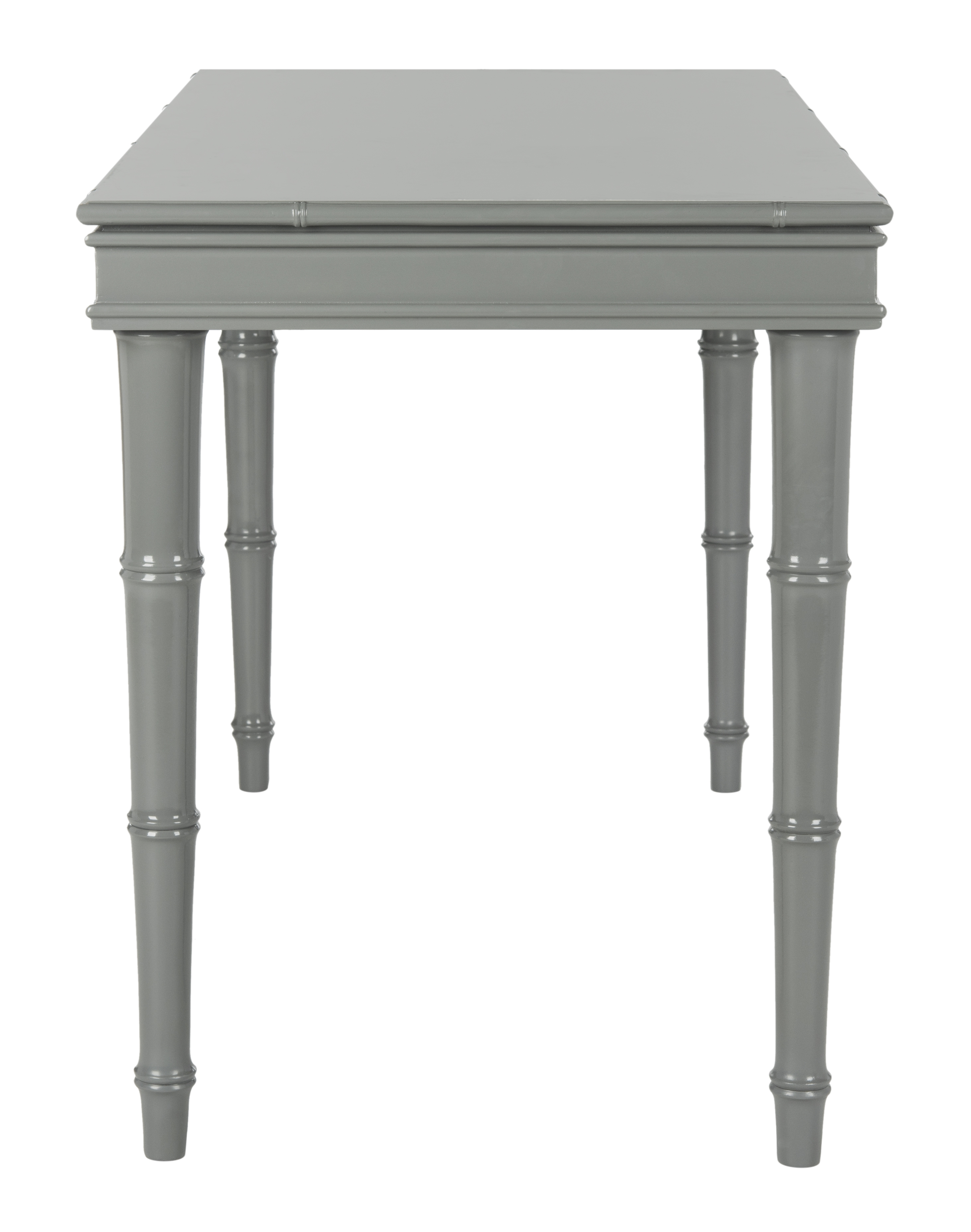 Noely Modern Coastal Writing Desk - Grey - Safavieh - Image 1