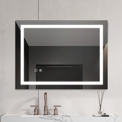 Ahlke 32" Wall Mounted Bathroom Mirror With Led Light - Image 0