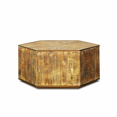 Solid Wood Drum Coffee Table - Image 0