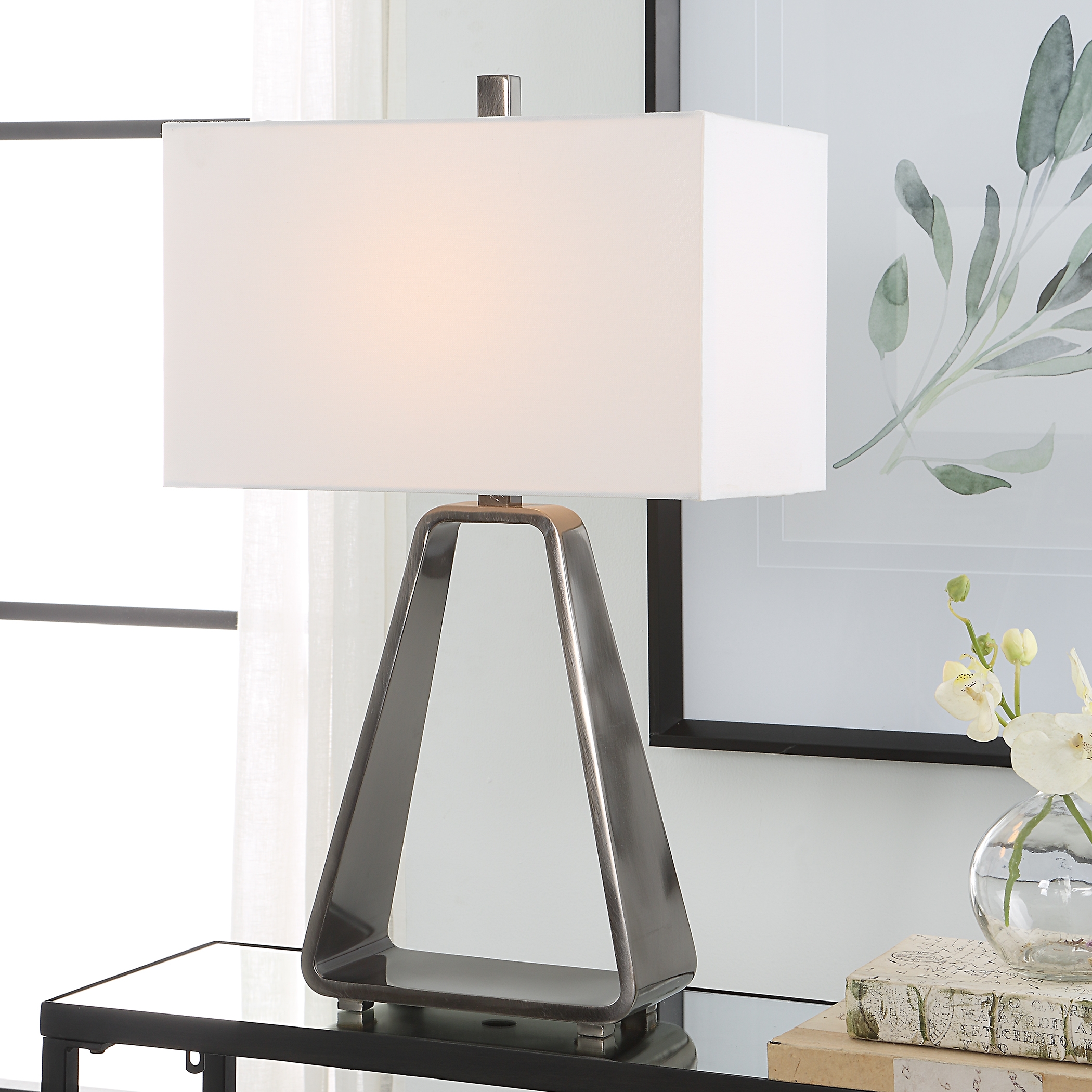 Halo Modern Open Table Lamp - Image 1