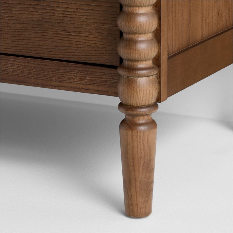 Jenny Lind Deep Brown Wood Tall 7-Drawer Kids Dresser - Image 6