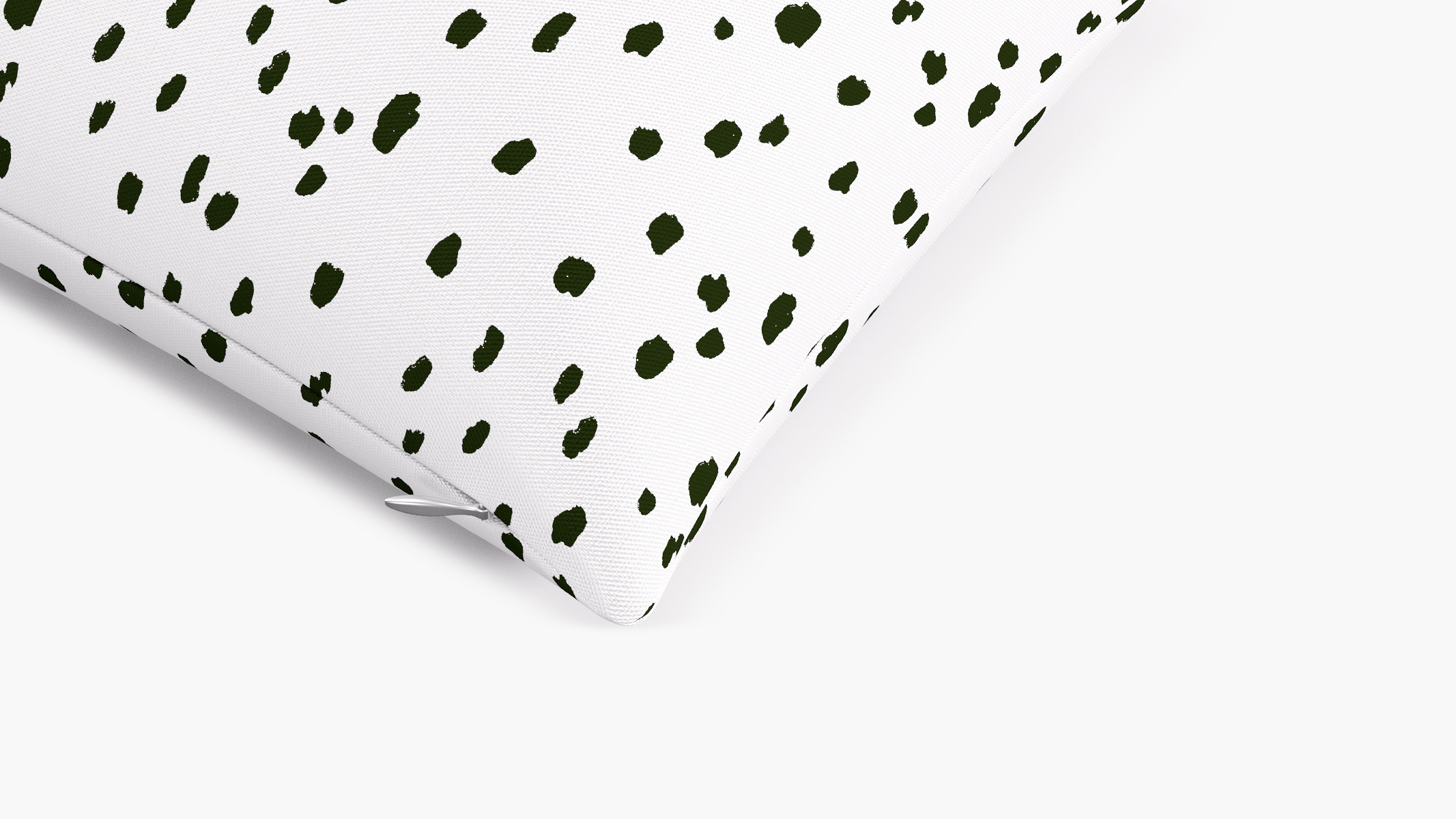 Throw Pillow 14" x 20", Black Dalmatian, 14" x 20" - Image 1