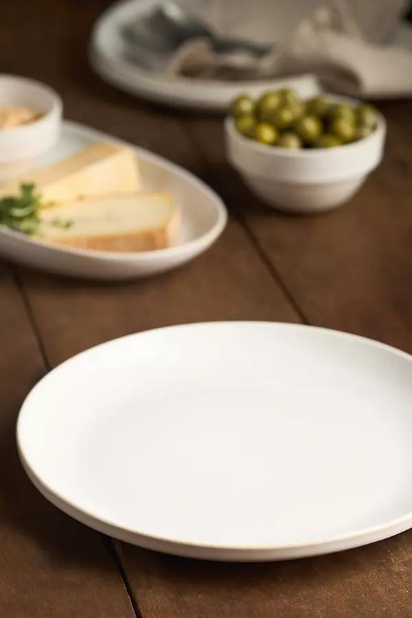 The Rowen Portuguese Stoneware Dinner Plates, Set of 4 - Image 0