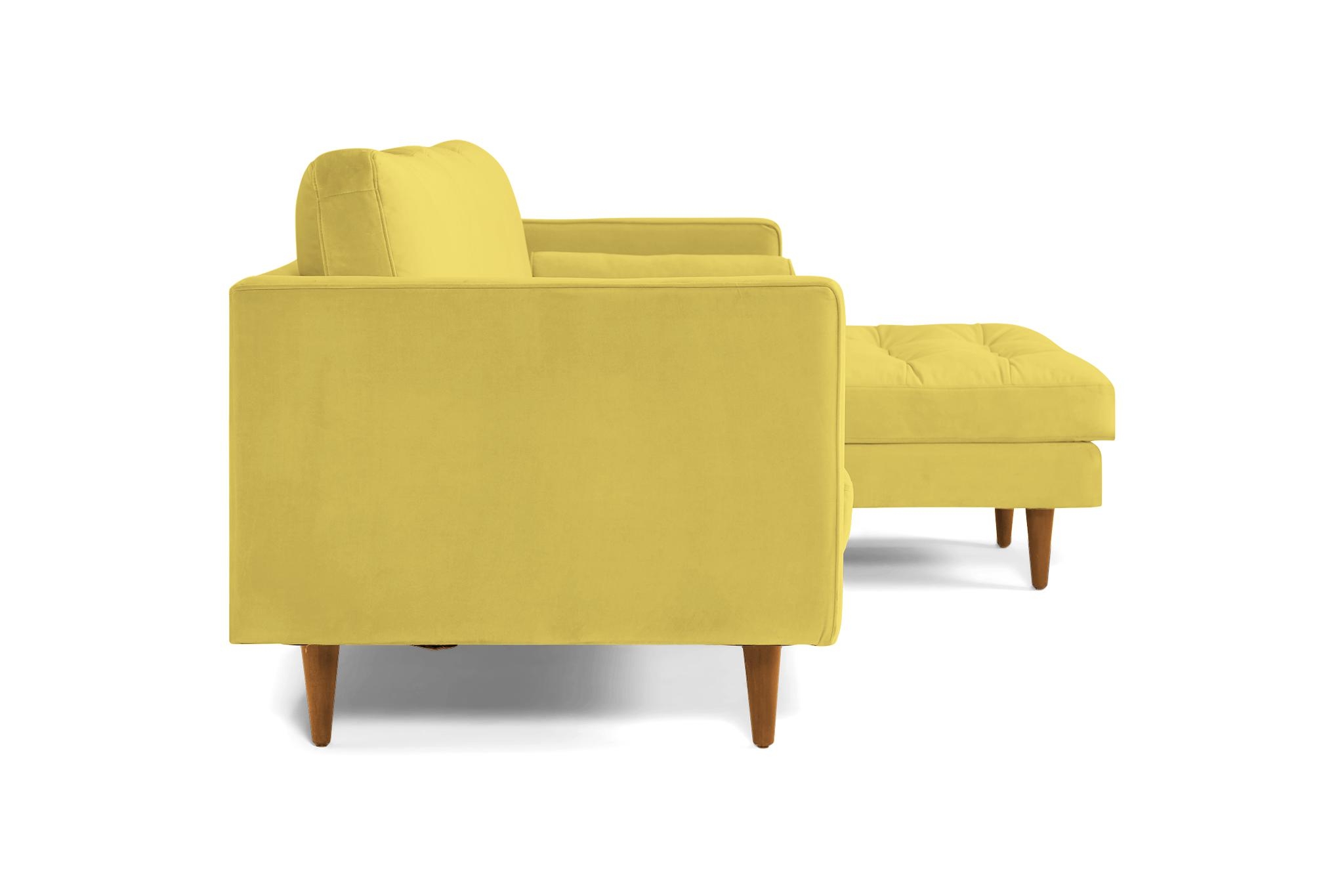 Yellow Briar Mid Century Modern Sectional - Taylor Golden - Mocha - Left - Image 2