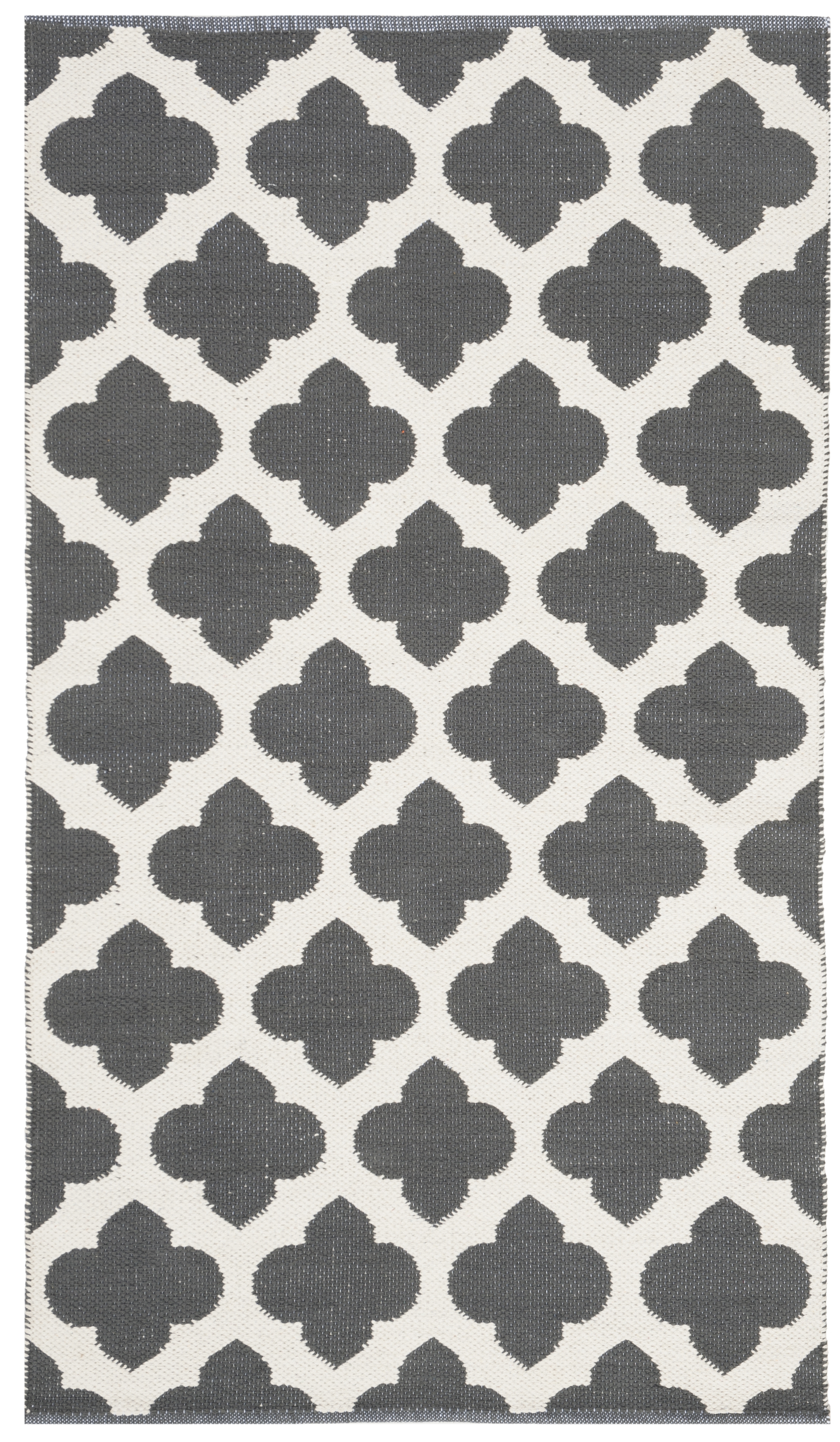 Arlo Home Hand Woven Area Rug, MTK723E, Dark Grey/Ivory,  3' X 5' - Image 0