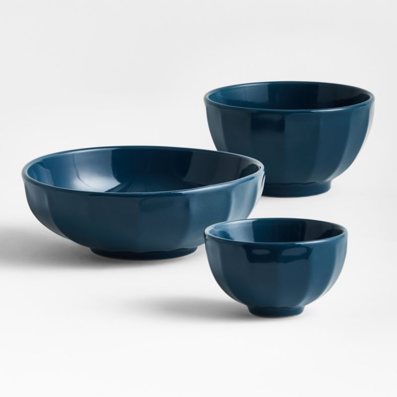 Cafe Dark Teal Cereal Bowl - Image 4