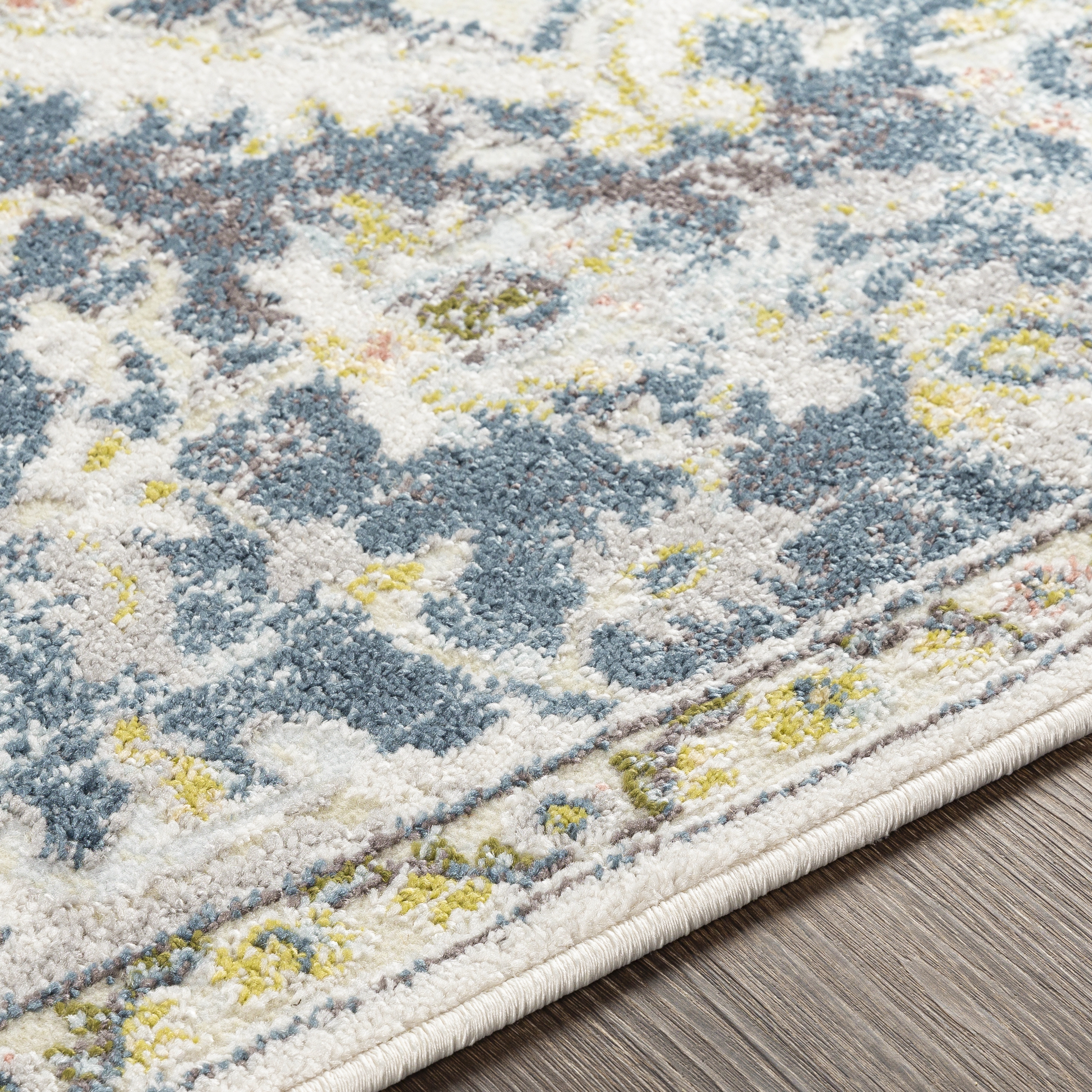 New Mexico Blue Indoor 3' x 2' Machine Woven Rug - Image 3